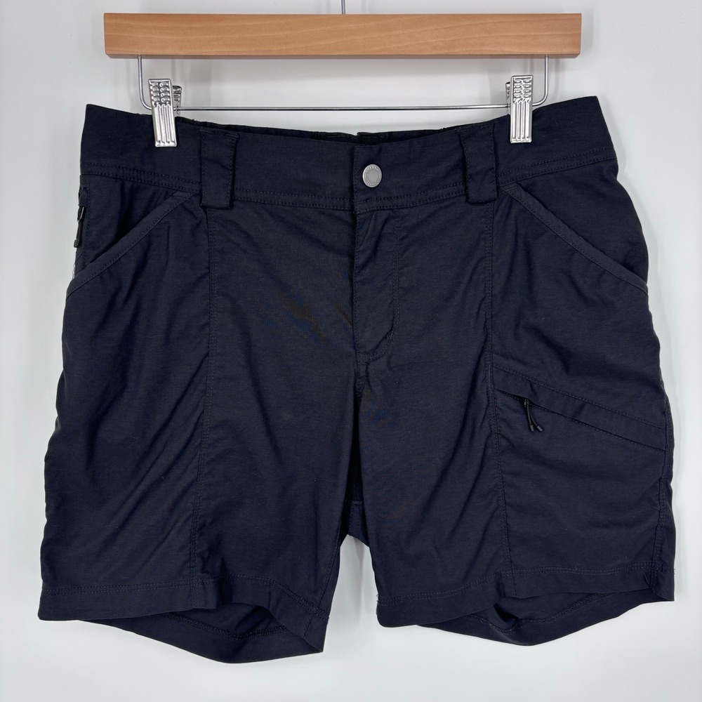 Duluth Trading Co Womens Dry on the Fly Shorts Size 10 Black Performance Hiking